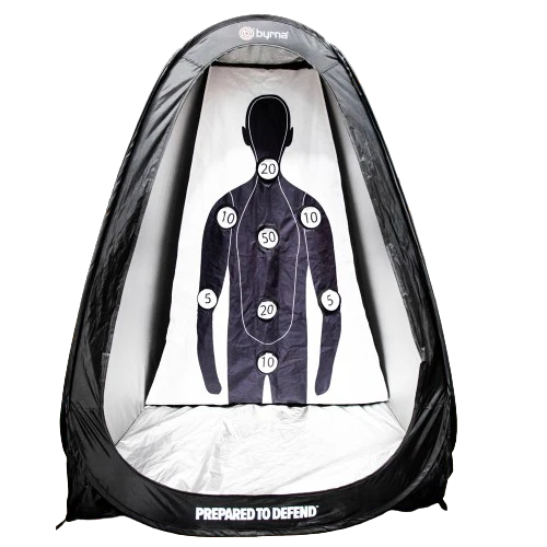 harrison changing tent Byrna Life-Sized Target Tent – Less Lethal Security